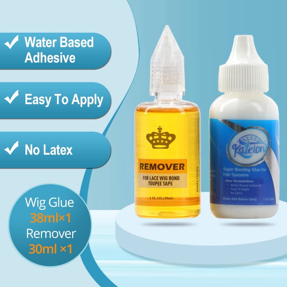 Tape-in Hair Extension Adhesive and Glue Remover – Fast Acting for Lace Wigs …