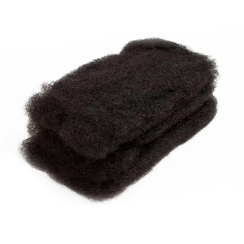 Soft 100% Human Hair – 12 Inch Afro Kinky Bulk for Stylish Dreadlocks & Braids