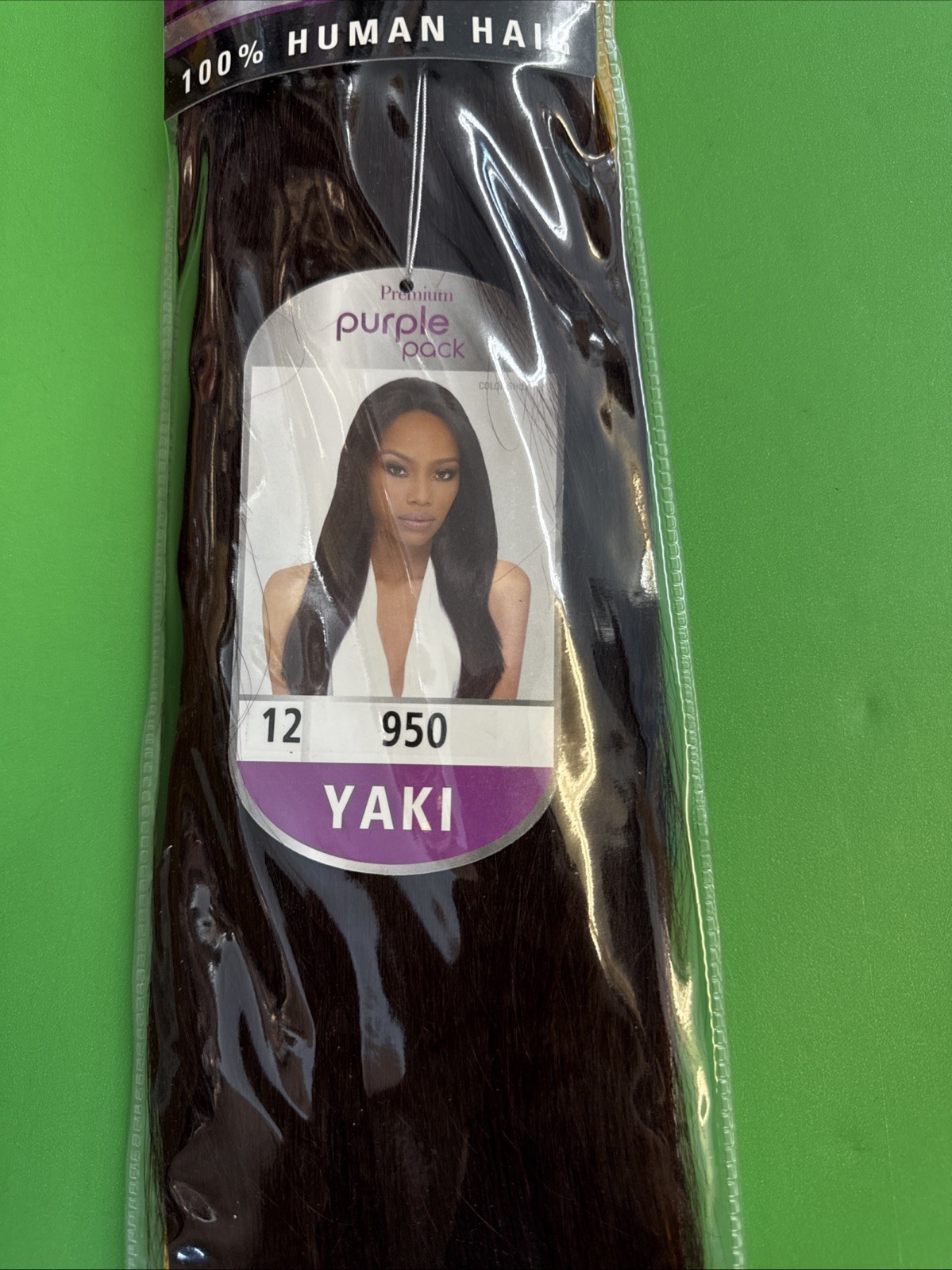 OUTRE PURPLE PACK 100% HUMAN HAIR YAKI WEAVE 12″ Color #950 Wine