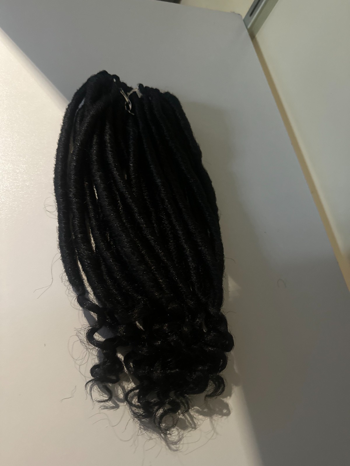 Deep Curly Hair Extension Women’s Black Natural Soft Synthetic Clip-In SZ N226