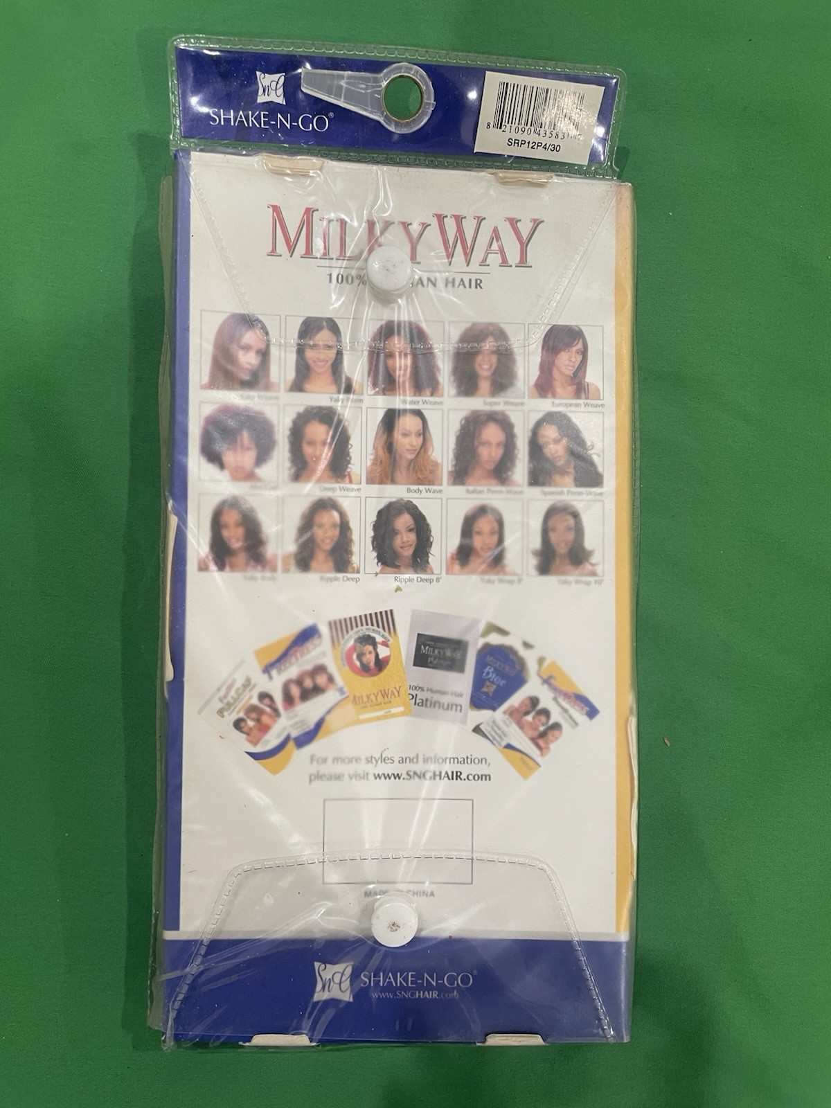 Milky Way 100% Human Hair Spiral Roll Curly Extensions 12″ Twin Pack P4/30