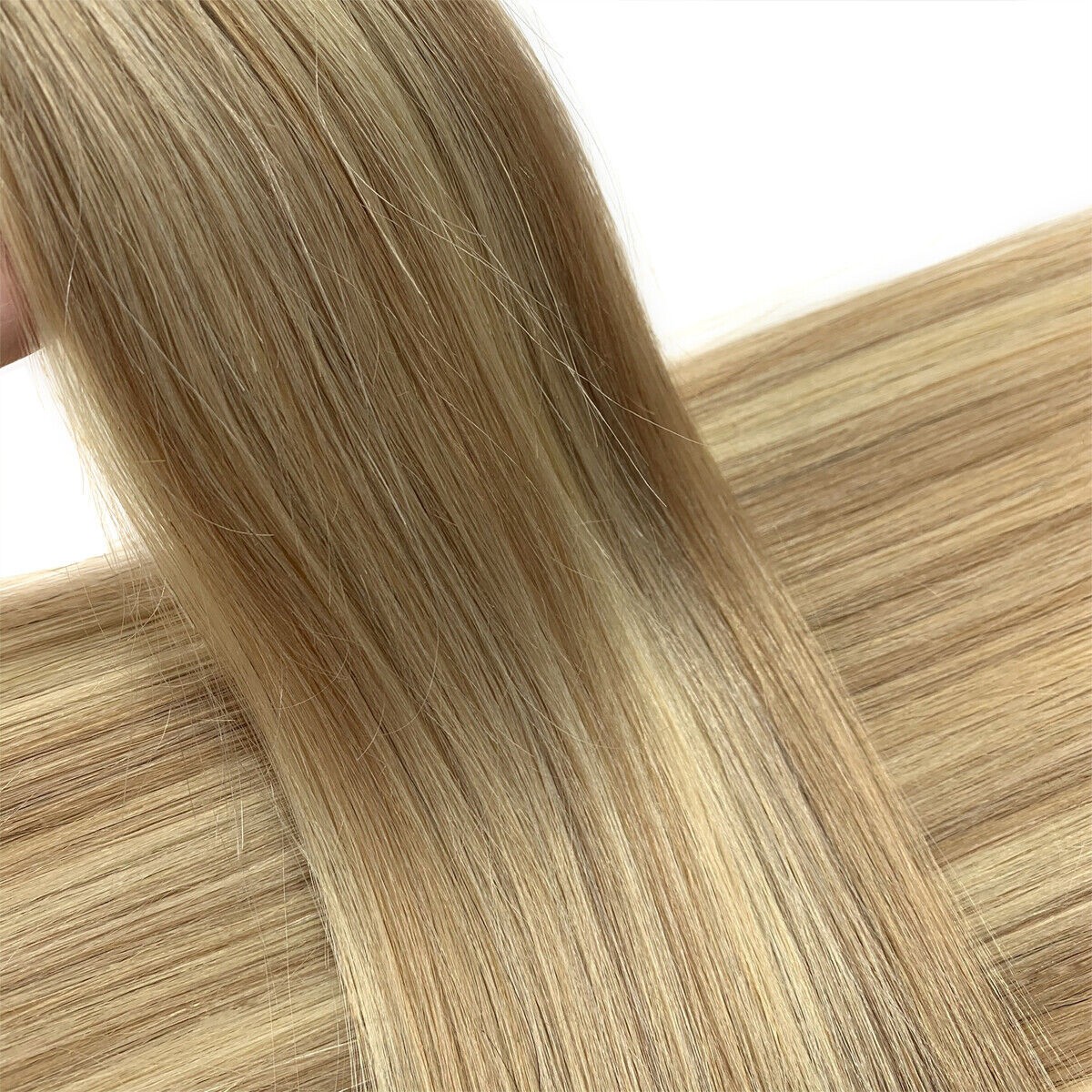 Tape in Human Hair Extensions Invisible Adhesive Glue Skin Weft Remy Hair16-26in