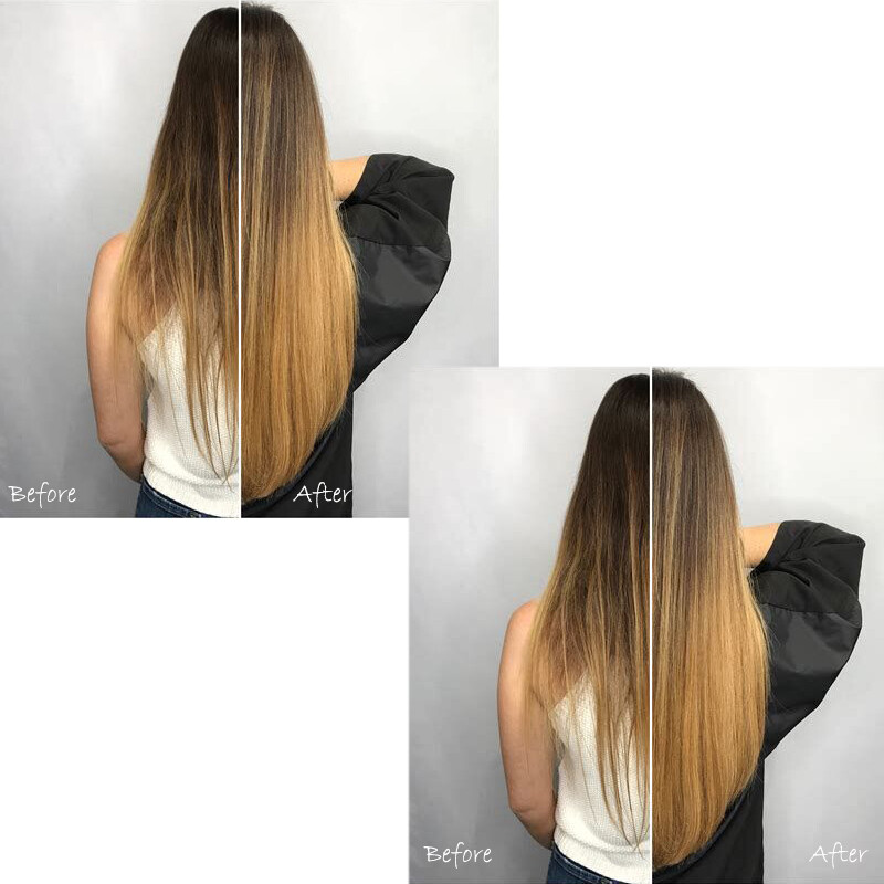 100g Tape In Human Hair Extensions FULL HEAD Skin Weft Real THICK 40pcs Ombre US