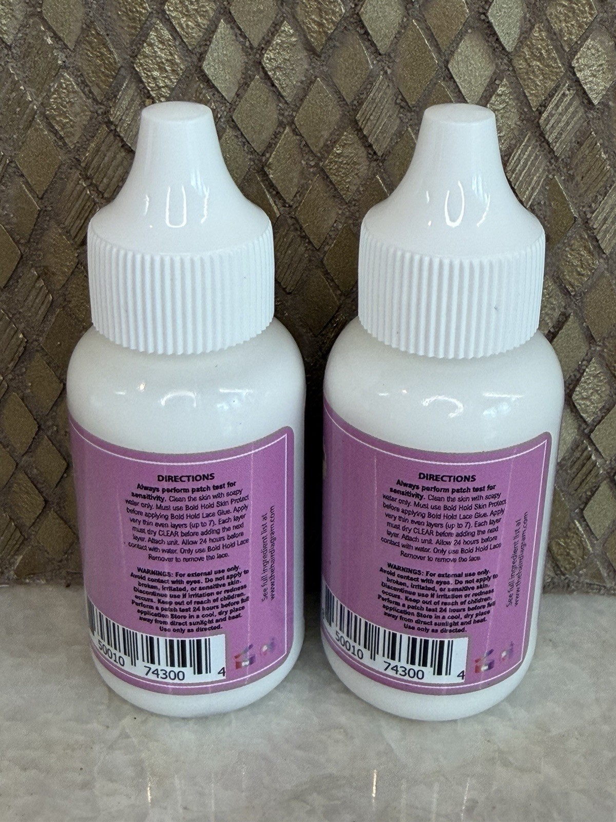2 Pk The Hair Diagram Bold Hold Active Reloaded Lace Wig Glue, Strong Hold 1.3oz