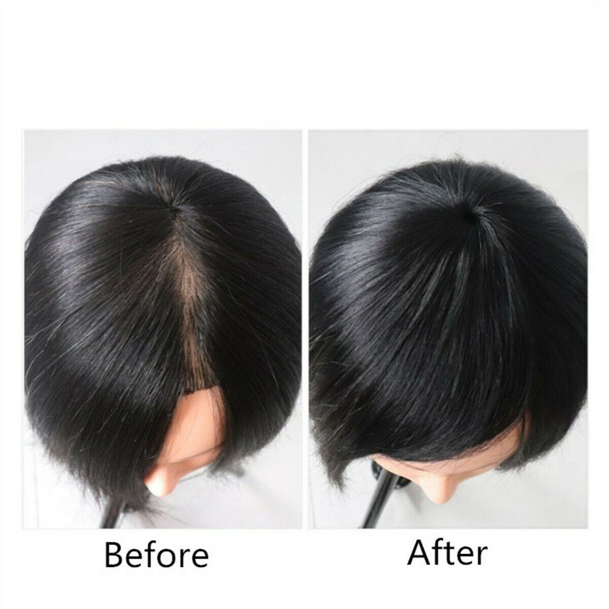 100% Human Hair Topper Clip in Hairpiece Wig Toupee Top Pieces Wigs for Women