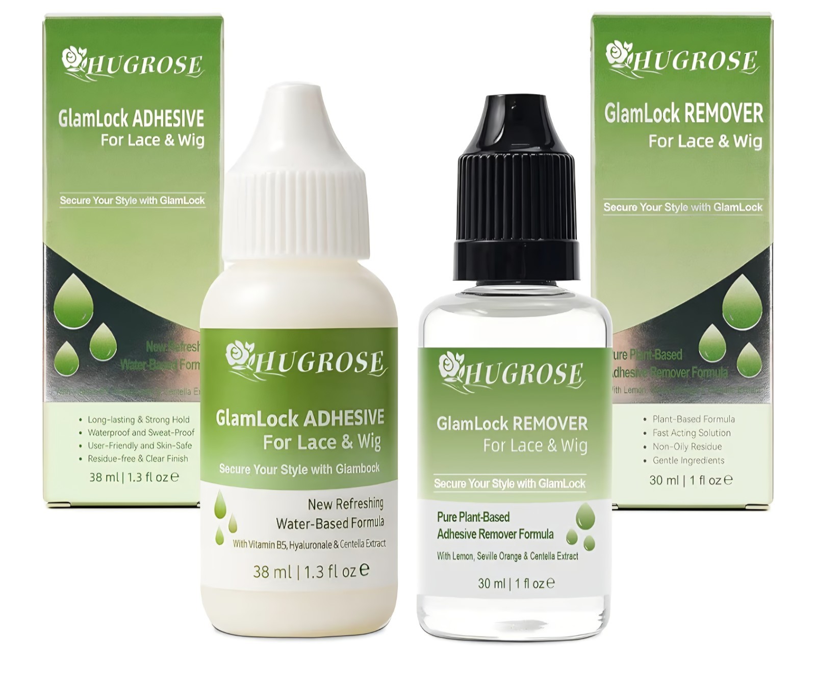 Wig Glue Kit.Fast Acting Lace Glue and Remover for Wigs 