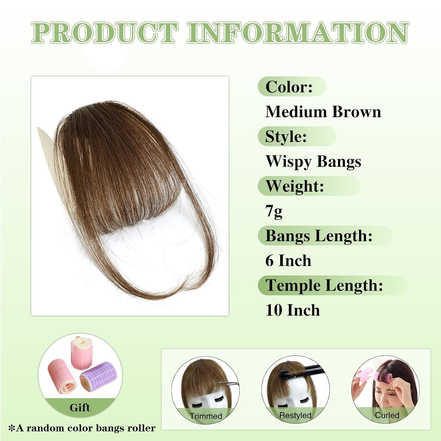 Natural Looking Curved Hair Extensions