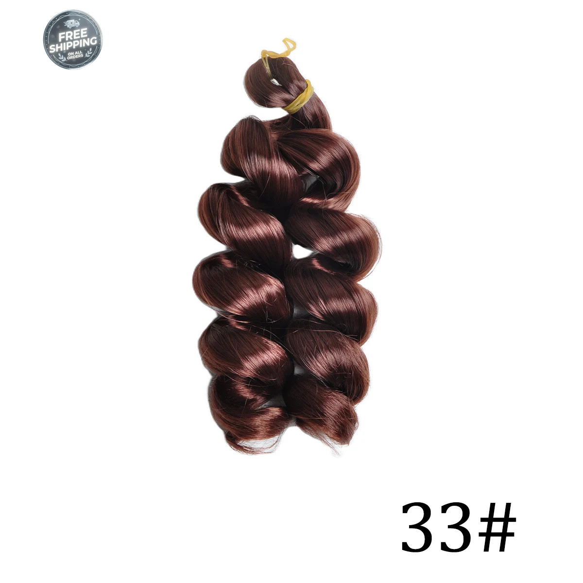 Bouncy Loose Curly Pre Stretched Braiding Hair Synthetic Easy Braid Crochet