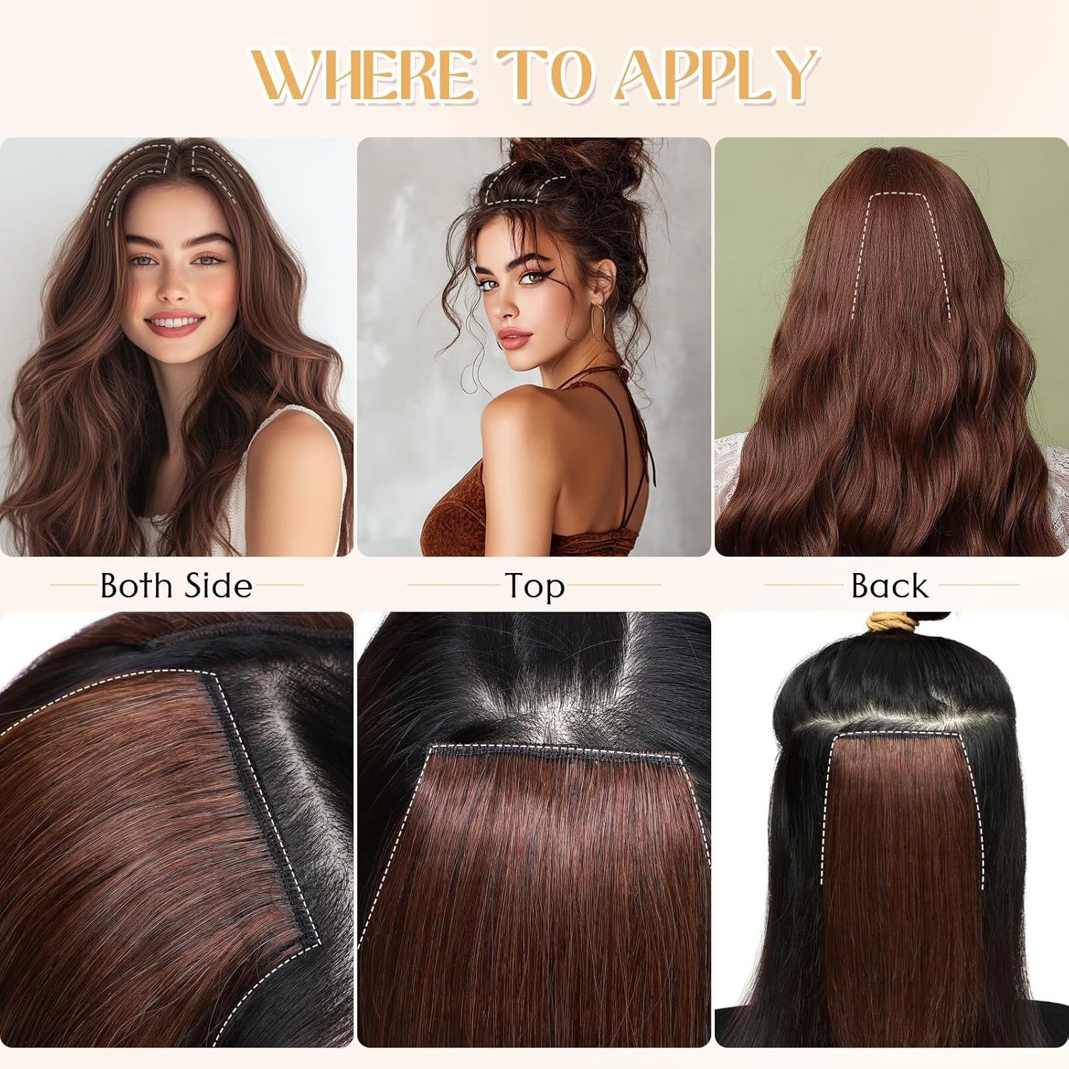 6Pcs Clip in Human Hair Extensions,Remy Single Short Clip in Hair Extensions …