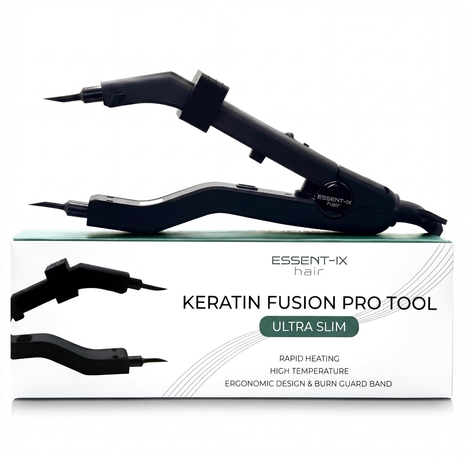 Keratin Fusion Tool for Hair Extensions – Adjustable Temp, Rapid Heat, Slim Plat