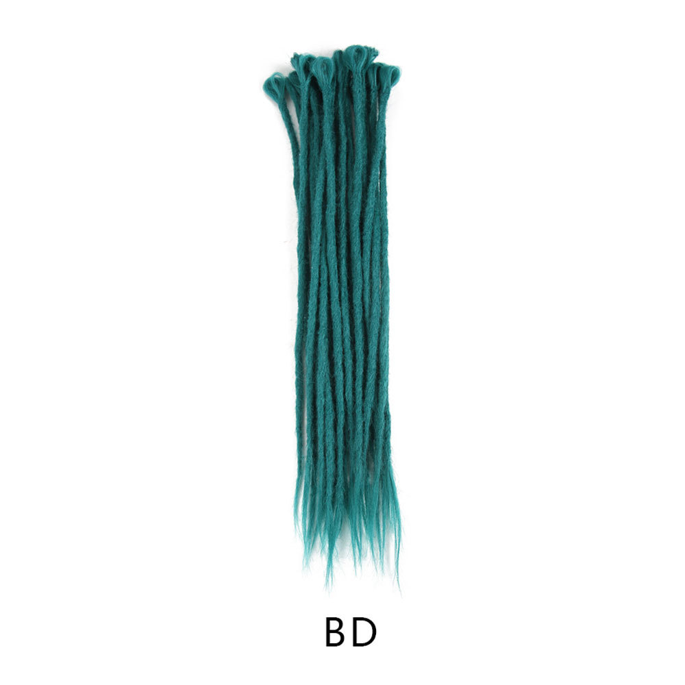 50cm Ombre Dreadlocks Extensions Crochet Braiding Hair Dreads Locs Synthetic New