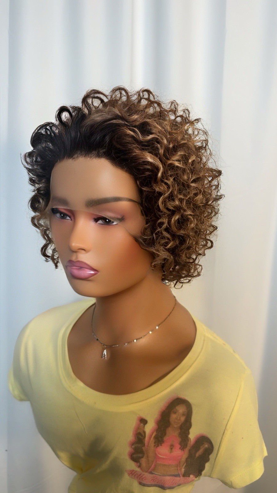 Madeline Unit_Pixie Cut Custom Color 13X1 HD Lace Frontal Human Hair Wig
