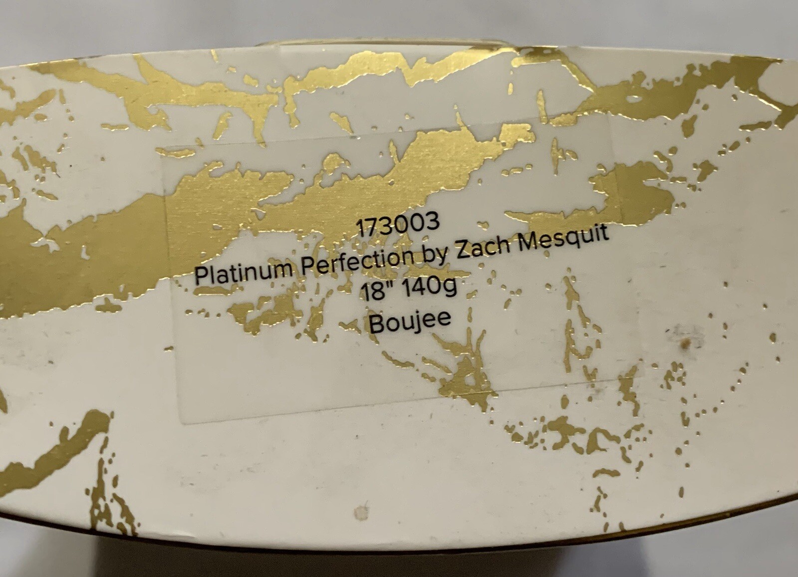 Bellami Platinum Perfection by Zach Mesquit 18” 140g – Color: Boujee