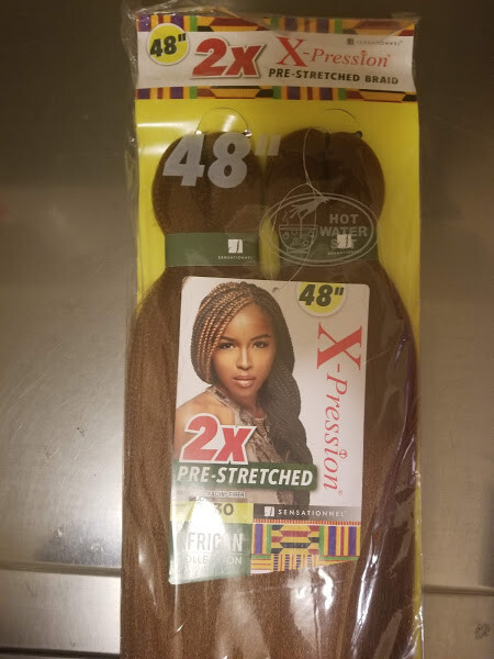Sensationnel 100% Kanekalon 2X X-Pression PRE STRETCHED BRAID 48