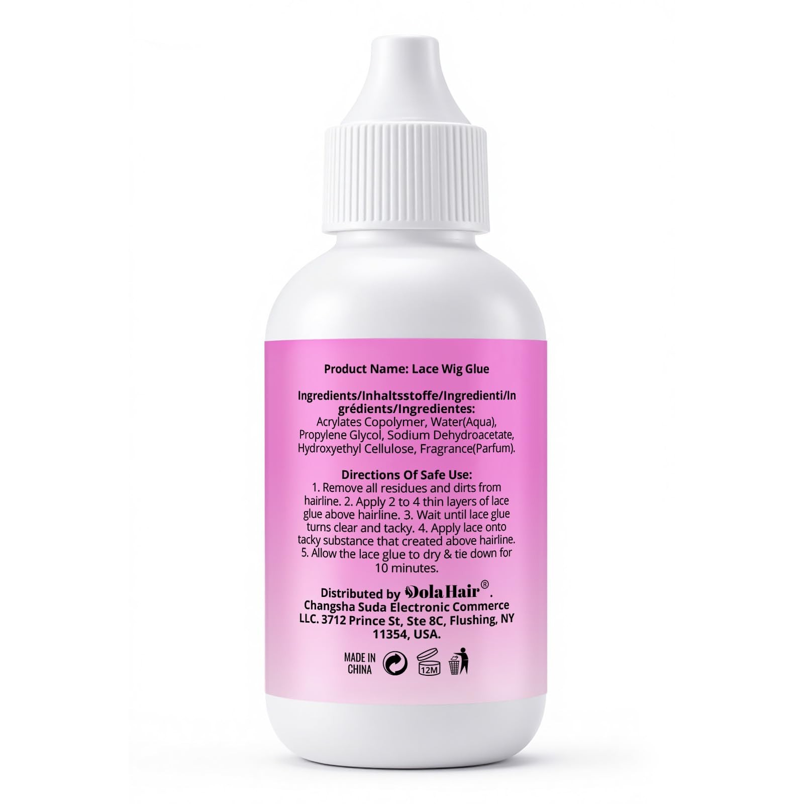 Dolahair Lace Wig Glue Kit Waterproof Lace Front Adhesive 2oz