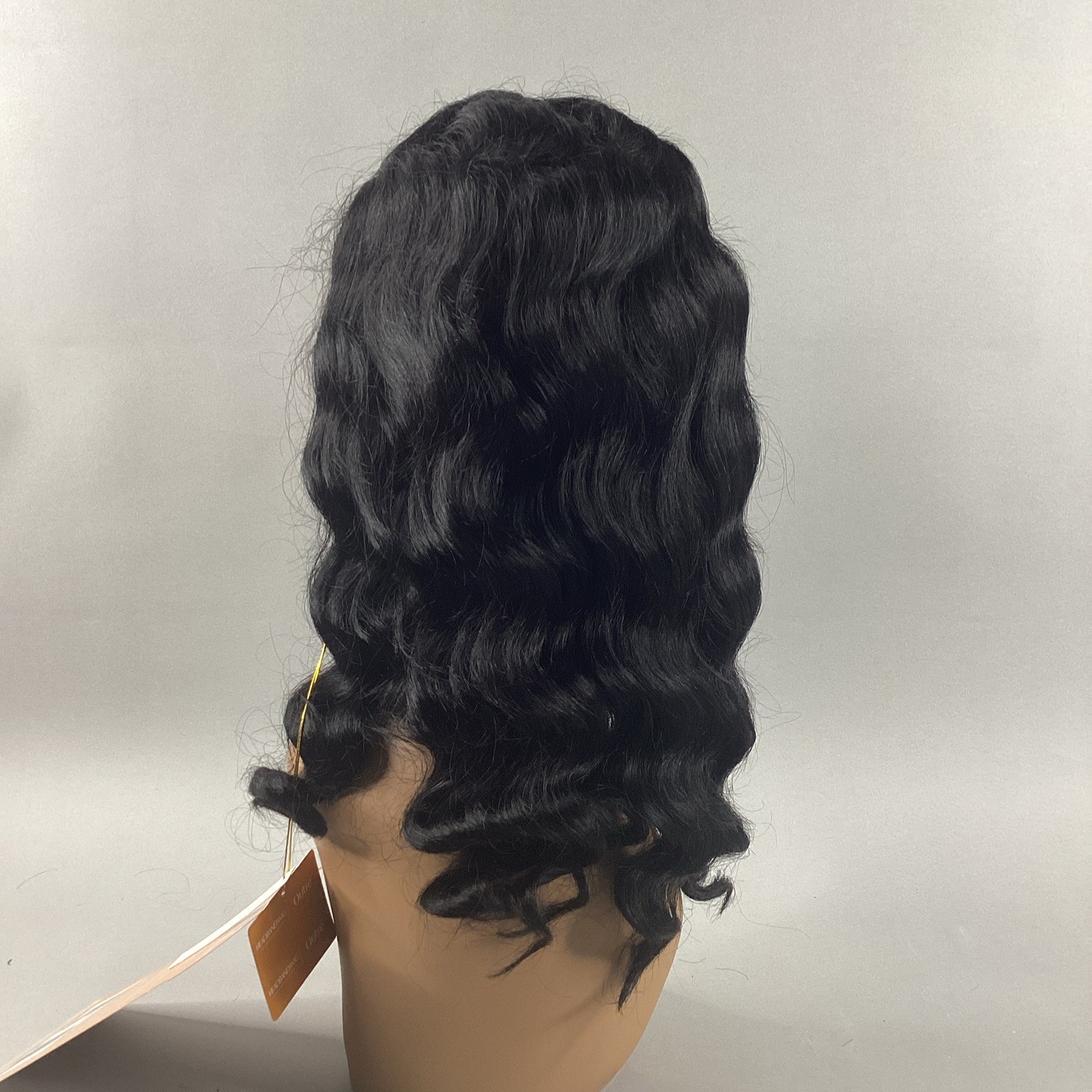 18″ Body Wave Headband Natural Black 100% Unprocessed Human Hair Wig