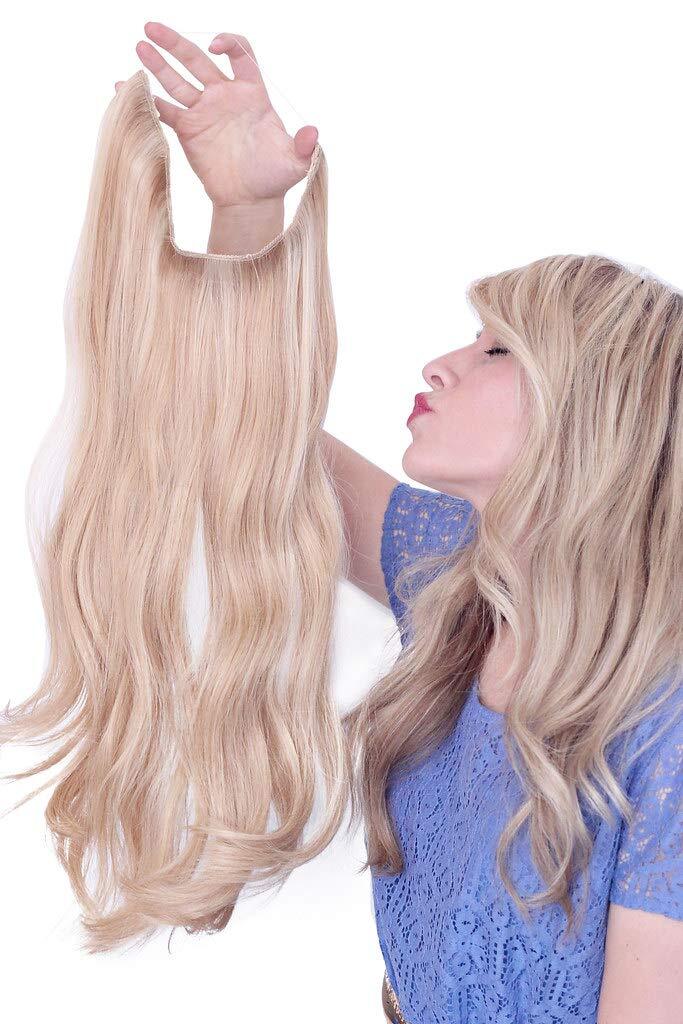 Thick Curly Wavy 100% Human Remy Halos Secret Invisible Wire Hair Extensions