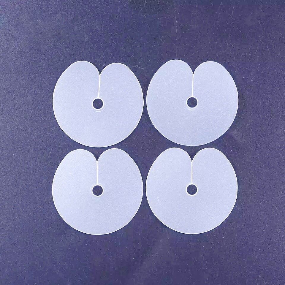 Heat Fusion Clear Scalp Protector Disk Without Scale