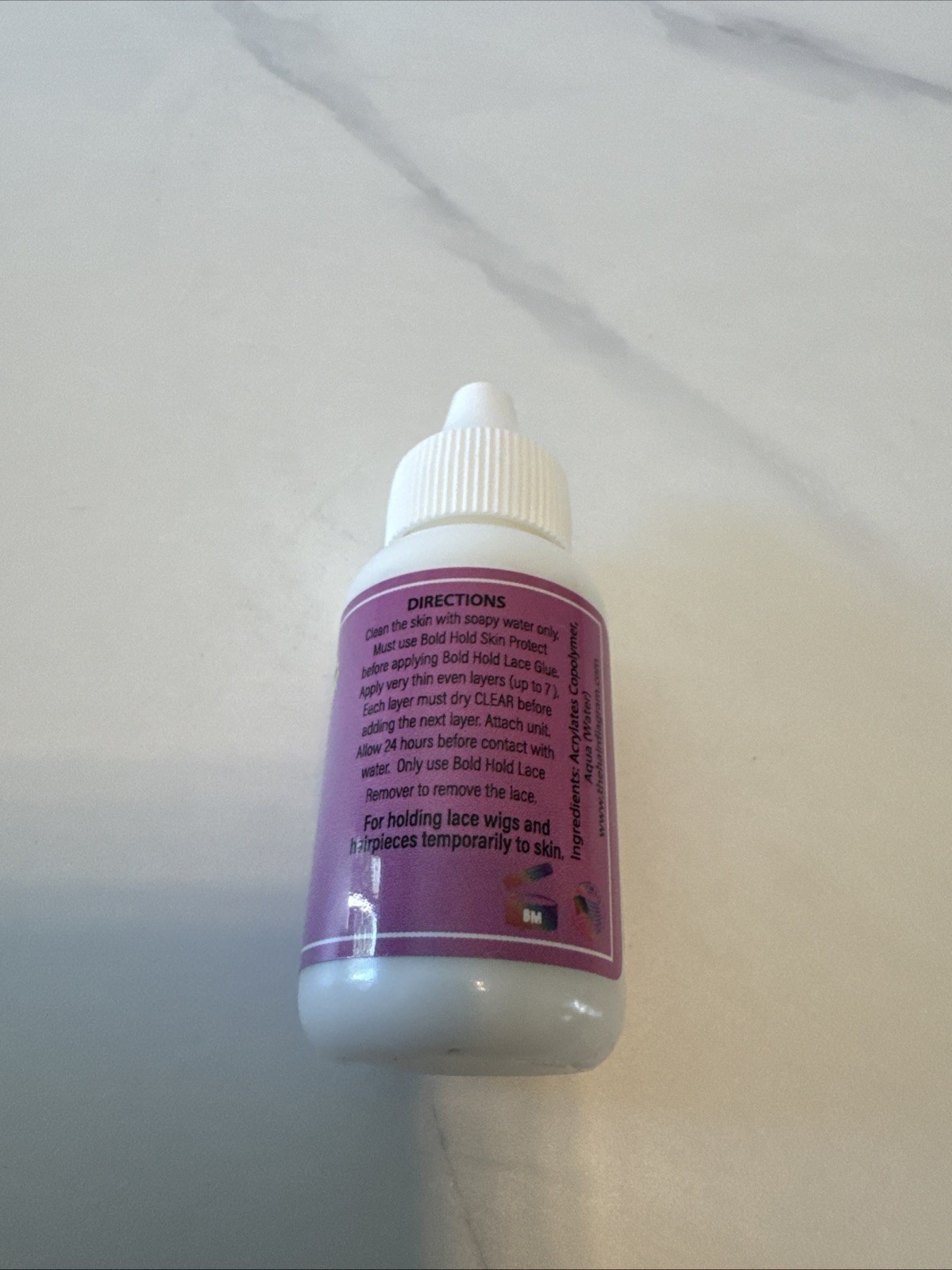 Bold Hold Active Reloaded Strong Hold Glue for Wigs Formulated Oily Skin 1.3oz.