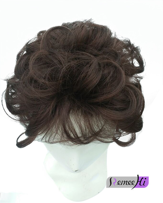 Soft 100% human hair bang air bangs topper hairpiece curly hair clip in topper