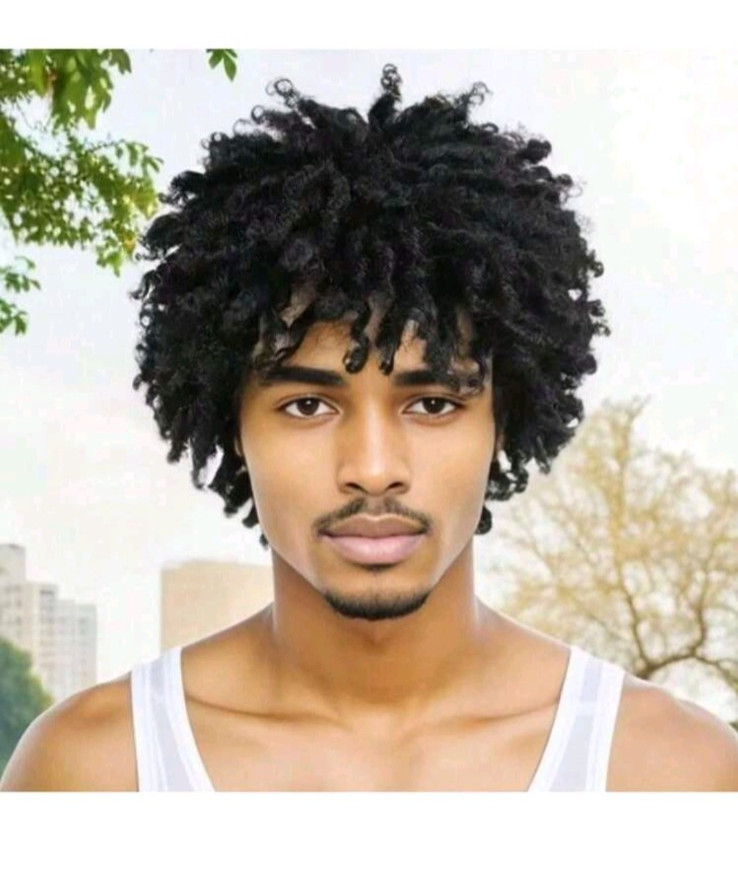Short Dreadlock Wig For And Men Afro Faux Locs Dreads Wig Heat Resistant Short B