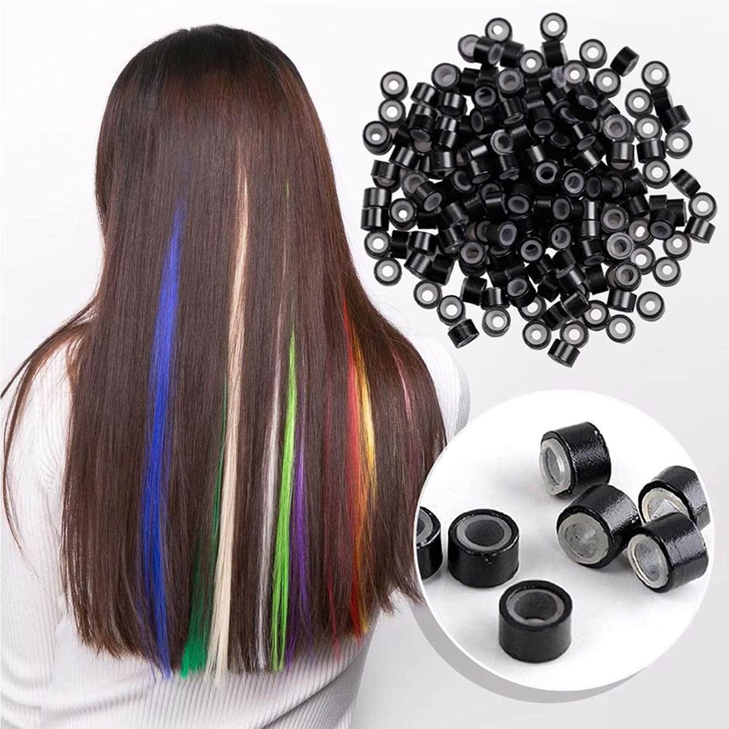 500 PCS Hair Extension Tool Kits Professional Hair Styling Black | Remove Pliers