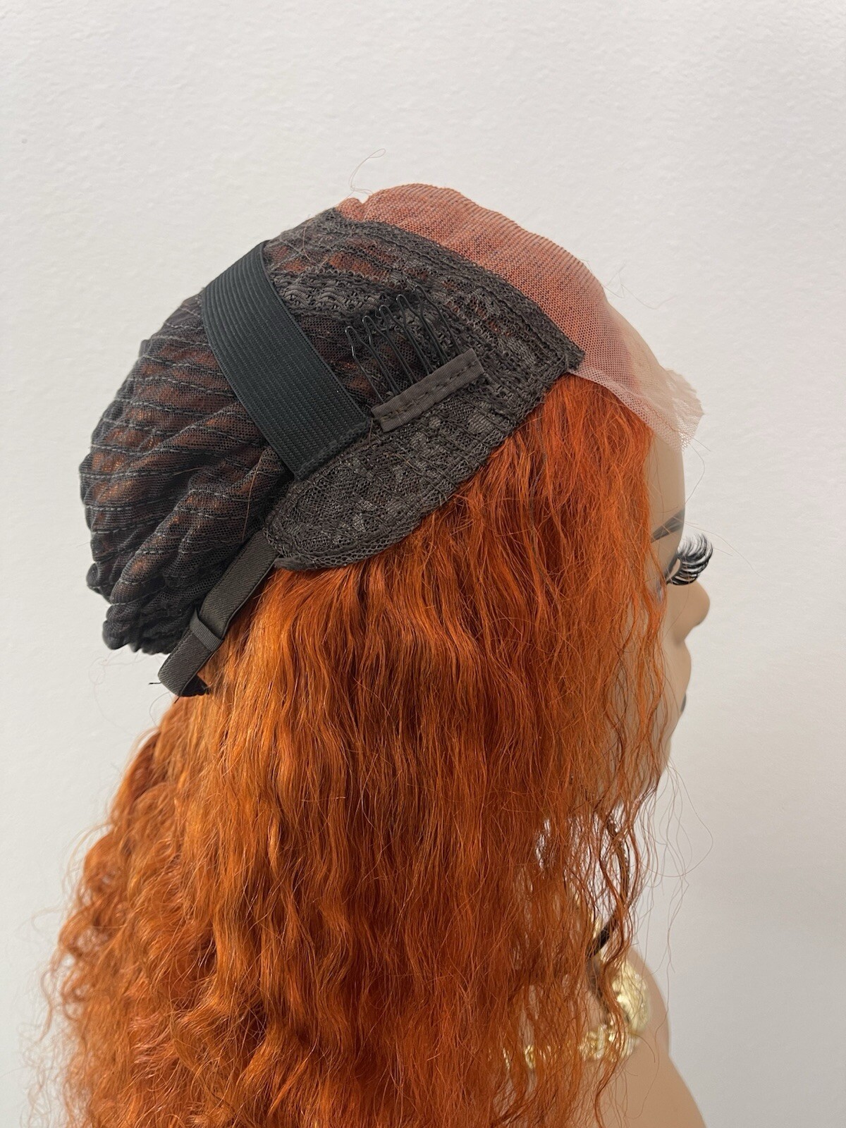 18” 4×4 Transparent Lace, Custom Colored, Human Hair, Closure wig, With Extra Ba