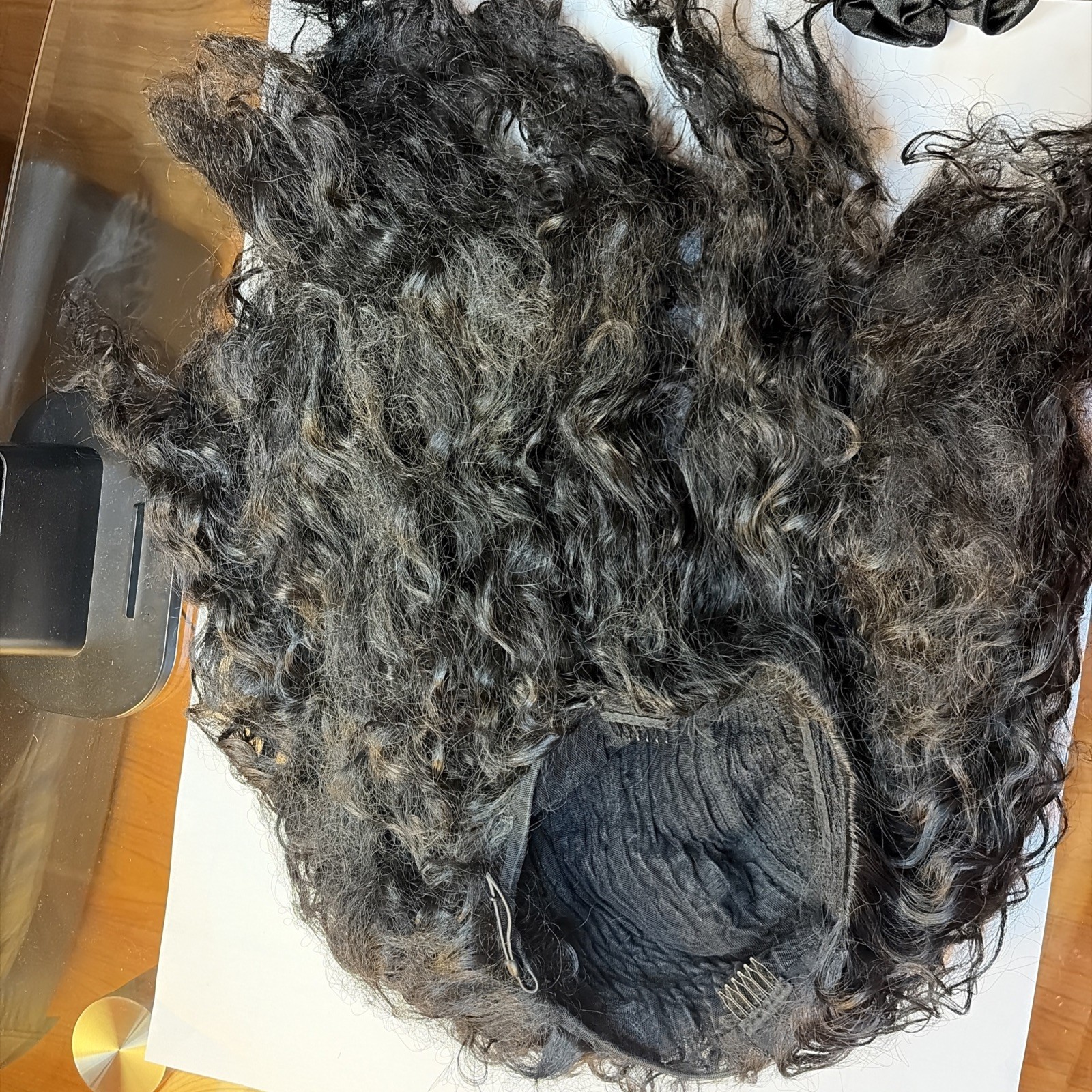 Frodio Curly Half Wig 26 Inches Veralux™ Fiber Blend Human Hair 3 in 1