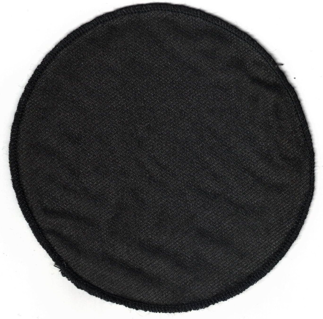 2pc Crown Compression Patches for Hair Men Black Silky Breathable Fabric
