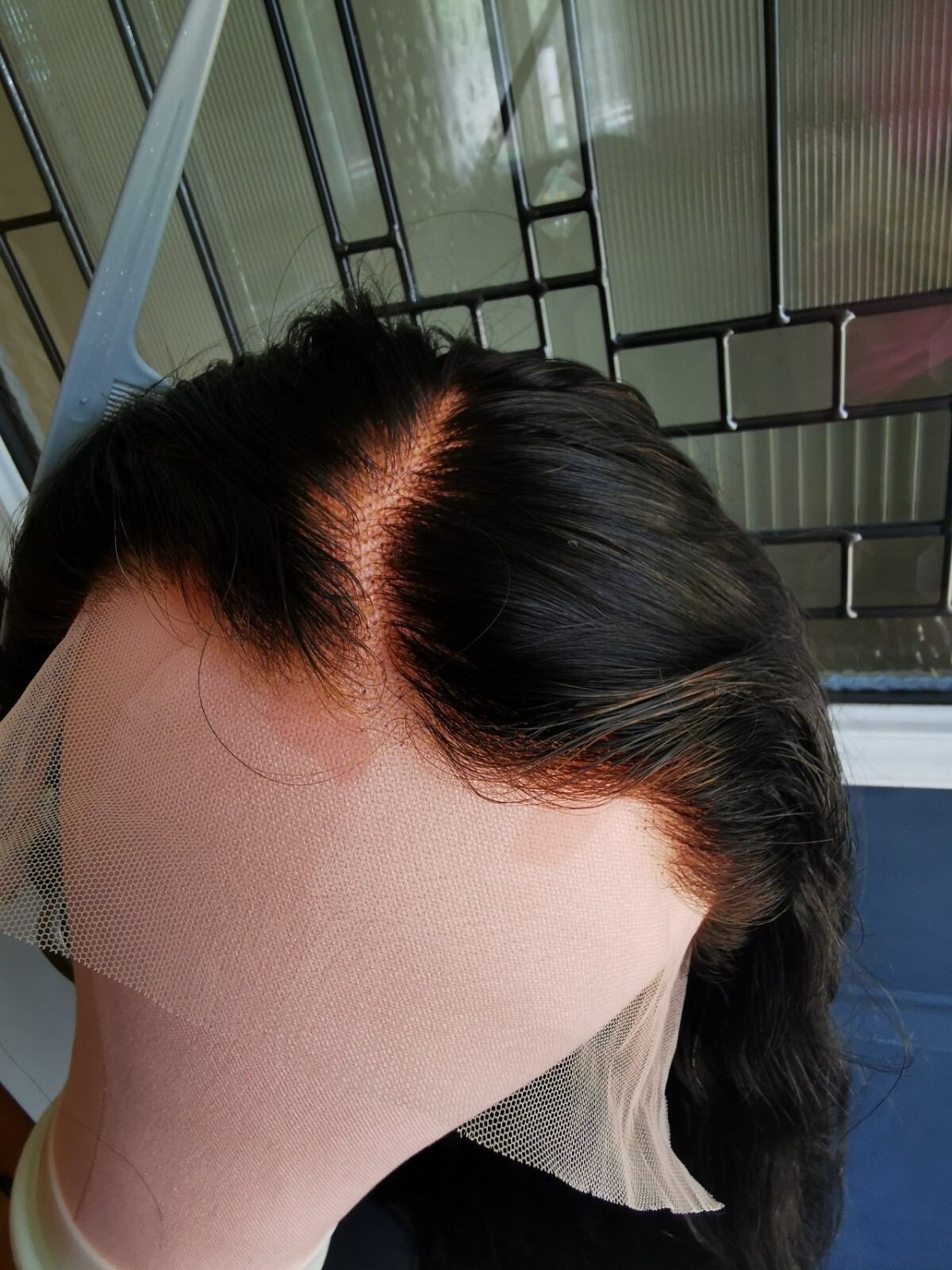 Ready To Go Bleached Knots High Quality Sexy 30” Human Hair Front Lace Wig 1B