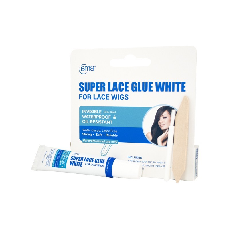 BMB Super Lace Glue White for Lace Wigs Waterproof Oil-Resistant Adhesive 1 oz