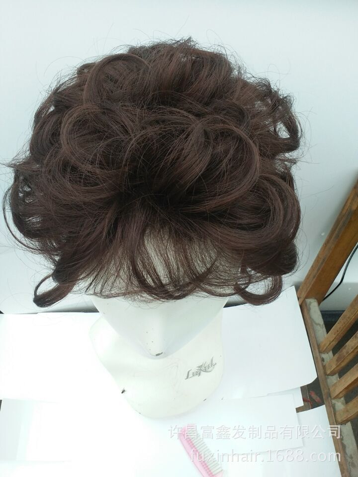 Soft 100% human hair bang air bangs topper hairpiece curly hair clip in topper