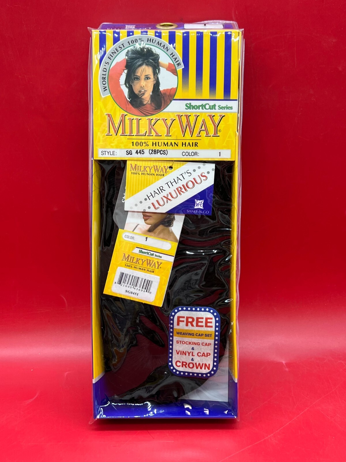 Milky Way Short Cut Series 100% Human Hair, 28pcs- 2 shades