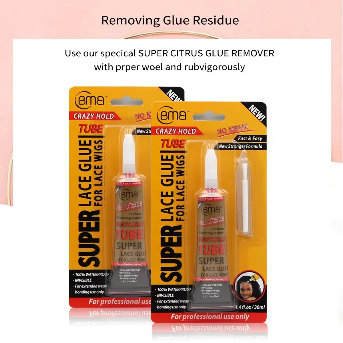 BMB Crazy Hold Super Lace Glue for Wigs – Waterproof Strong Hair Adhesive