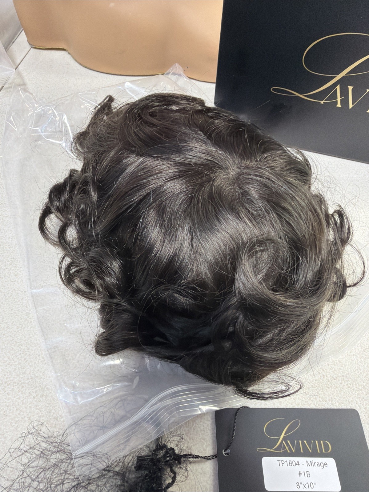 LAVIVID MIRAGE TOUPEE 8×10 #1B TP1804