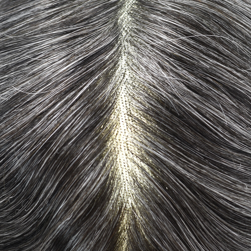 Mens Toupee Hairpiece Fine Mono Hair System Replacements Poly Skin Pu Mens Wigs