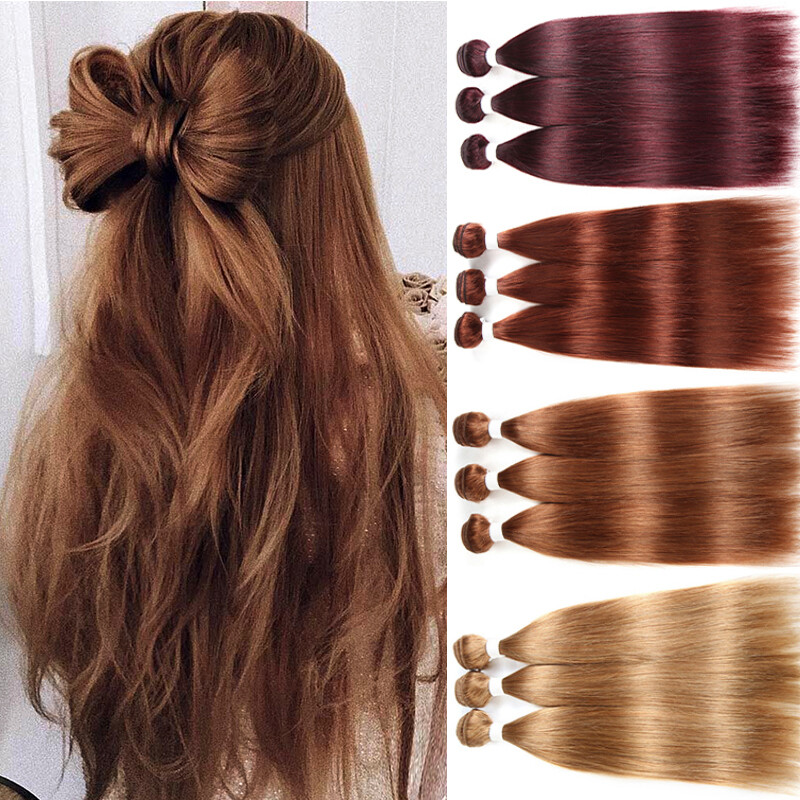100% Real Remy Human Hair Extensions 100g/300g/400g THICK 3/4Bundles Weaves Weft