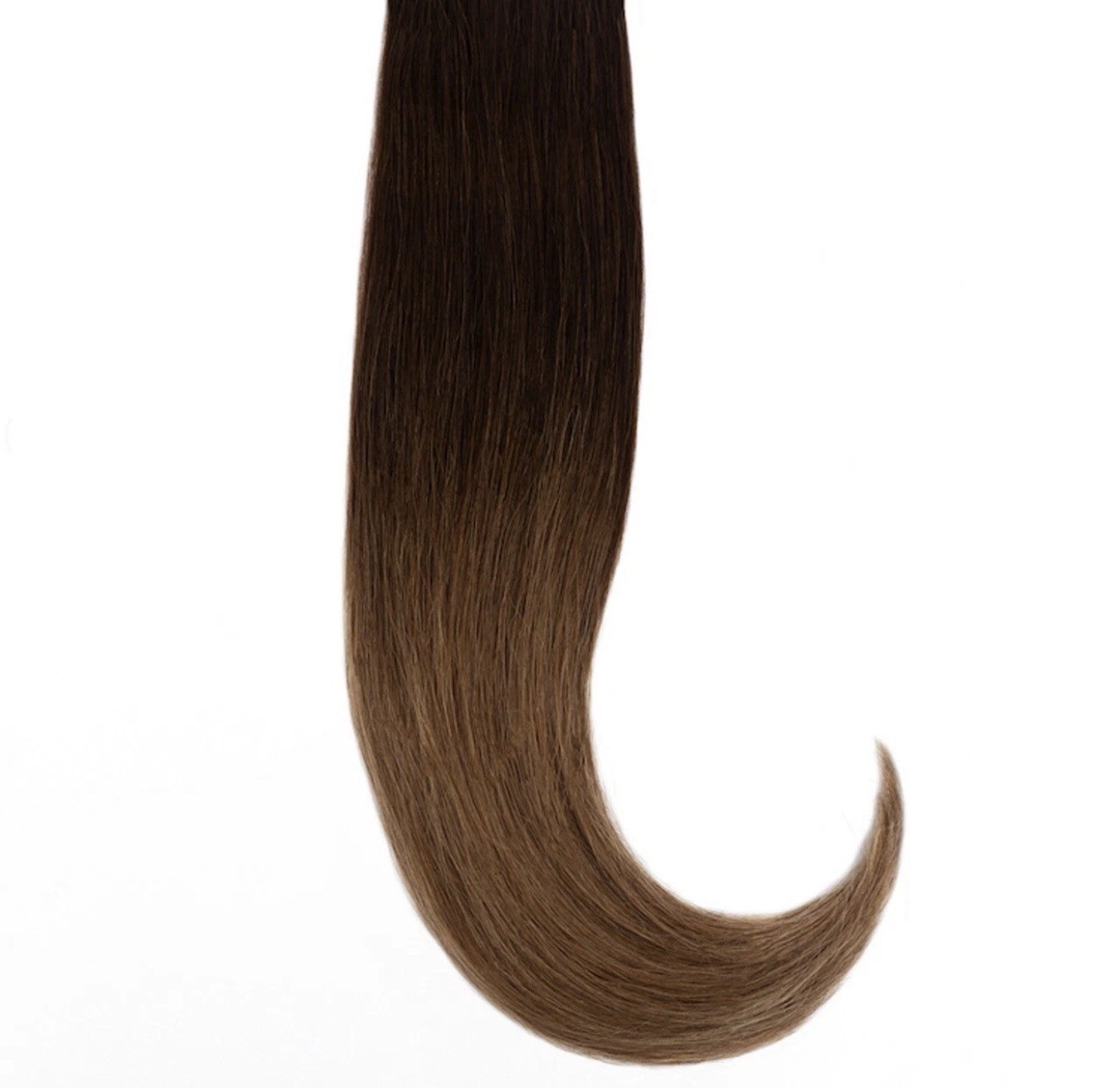 Hotheads Machine Weft 18” Hair Extension 5/8 Color Melt Golden Brown Ash Blonde