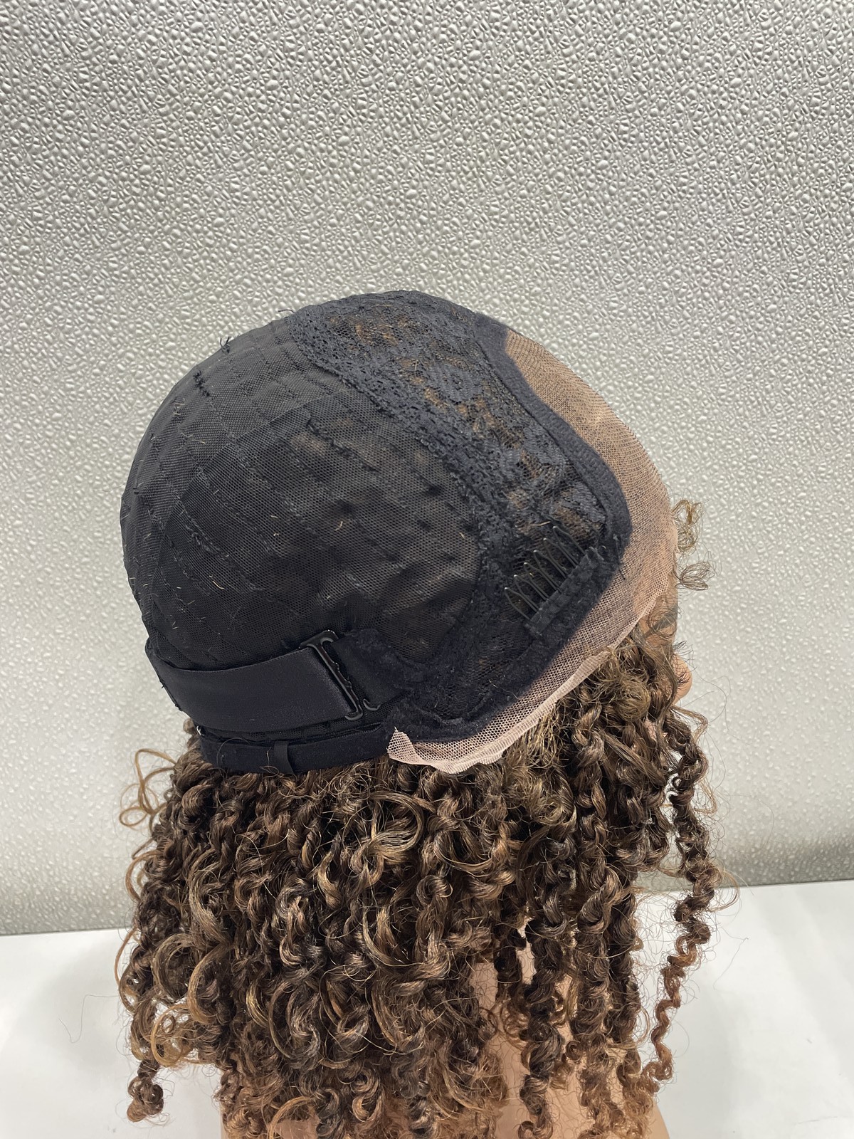 Frodio Veralux Fiber Micro Twist Curly Dreadlock Lace Front Glueless Wig, 12″