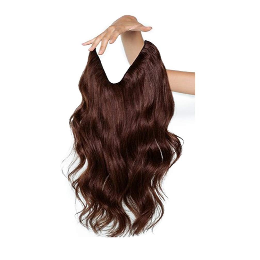 Thick Curly Wavy 100% Human Remy Halos Secret Invisible Wire Hair Extensions