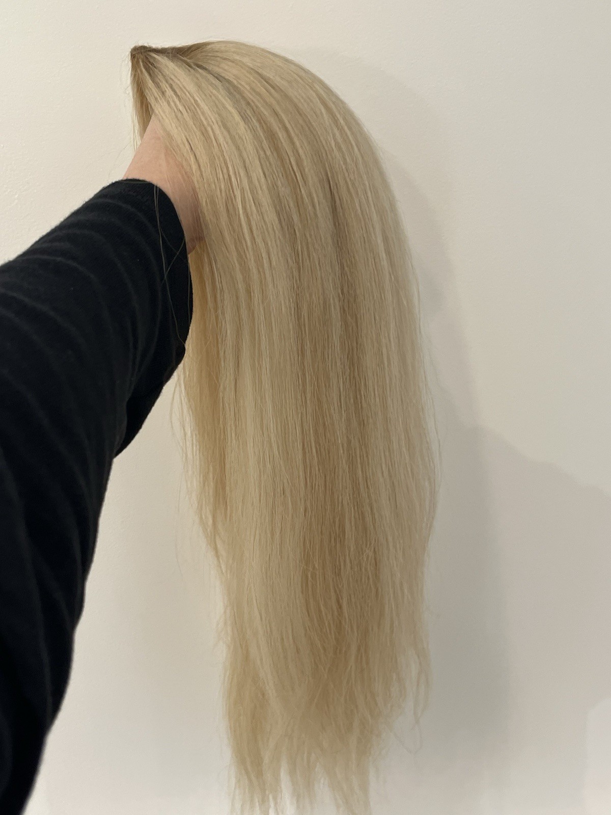 HaloCouture Fall Topper Rooted Color 1424 Medium Warm Blonde w/ Blonde Highlight