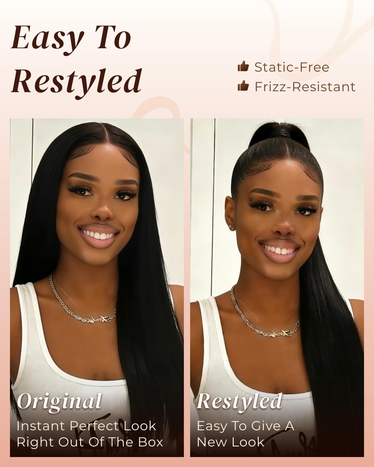 Arabella 13X4 Lace Front Wigs Human Hair Pre Plucked Pre Bleached Knots 12A