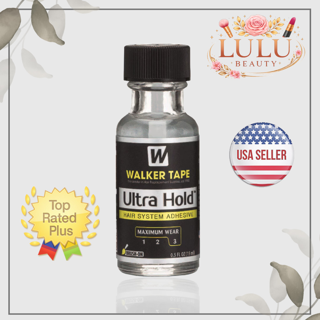 Walker Ultra Hold Adhesive Hairpiece, Hair Replacement System Wig Glue 0.5oz