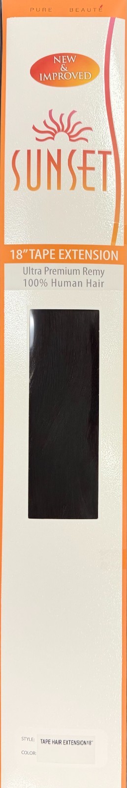 Sepia Sunset Ultra Premium Remy Human Hair 18″ Tape-In Extensions 12pcs #8/22