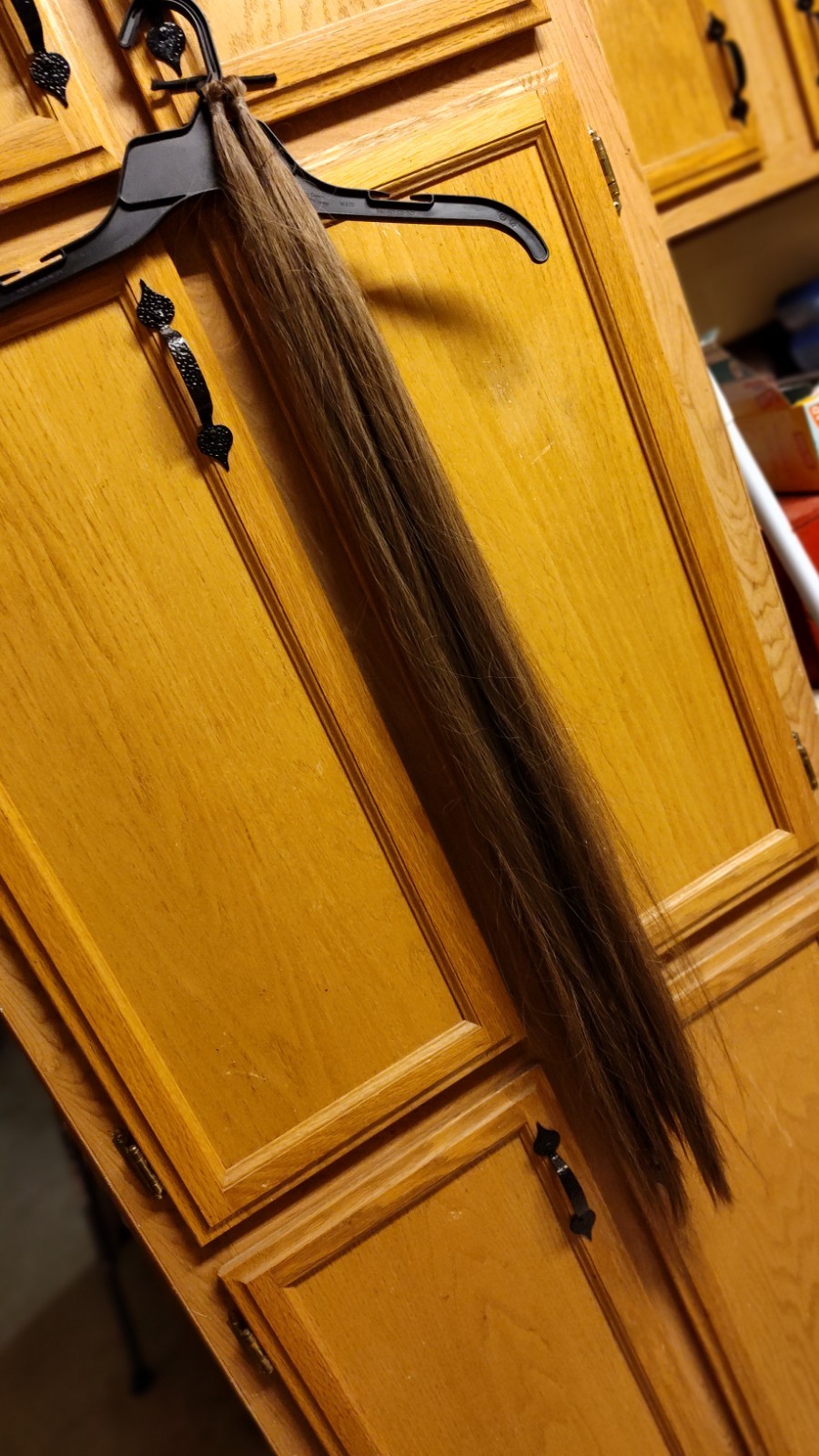 Soft And Beautiful New Real Hair Ponytail Extension Medium Brown 36″ Long