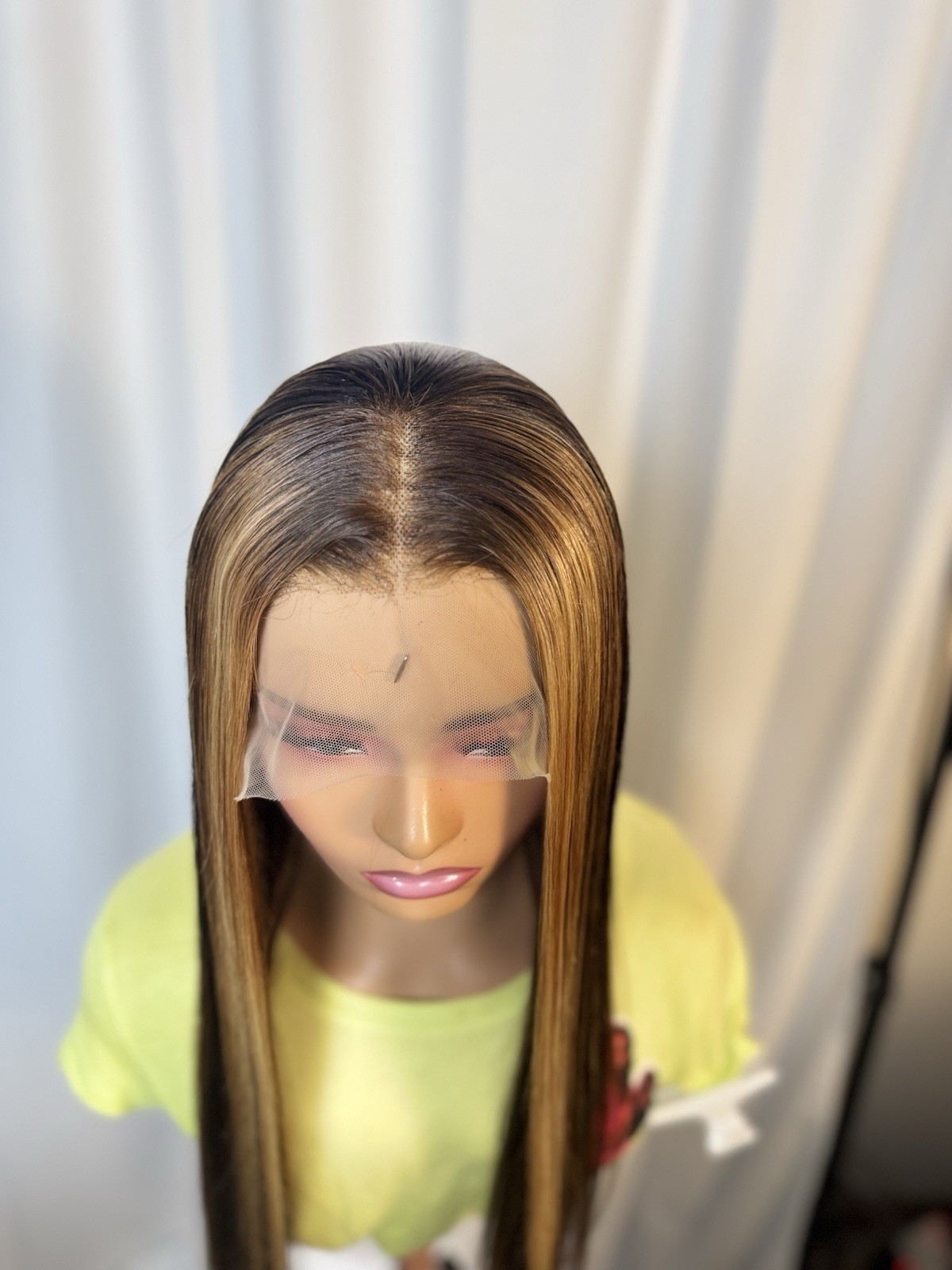 London Unit_Custom Blonde Highlight 13X4 HD Lace Frontal Human Hair Wig