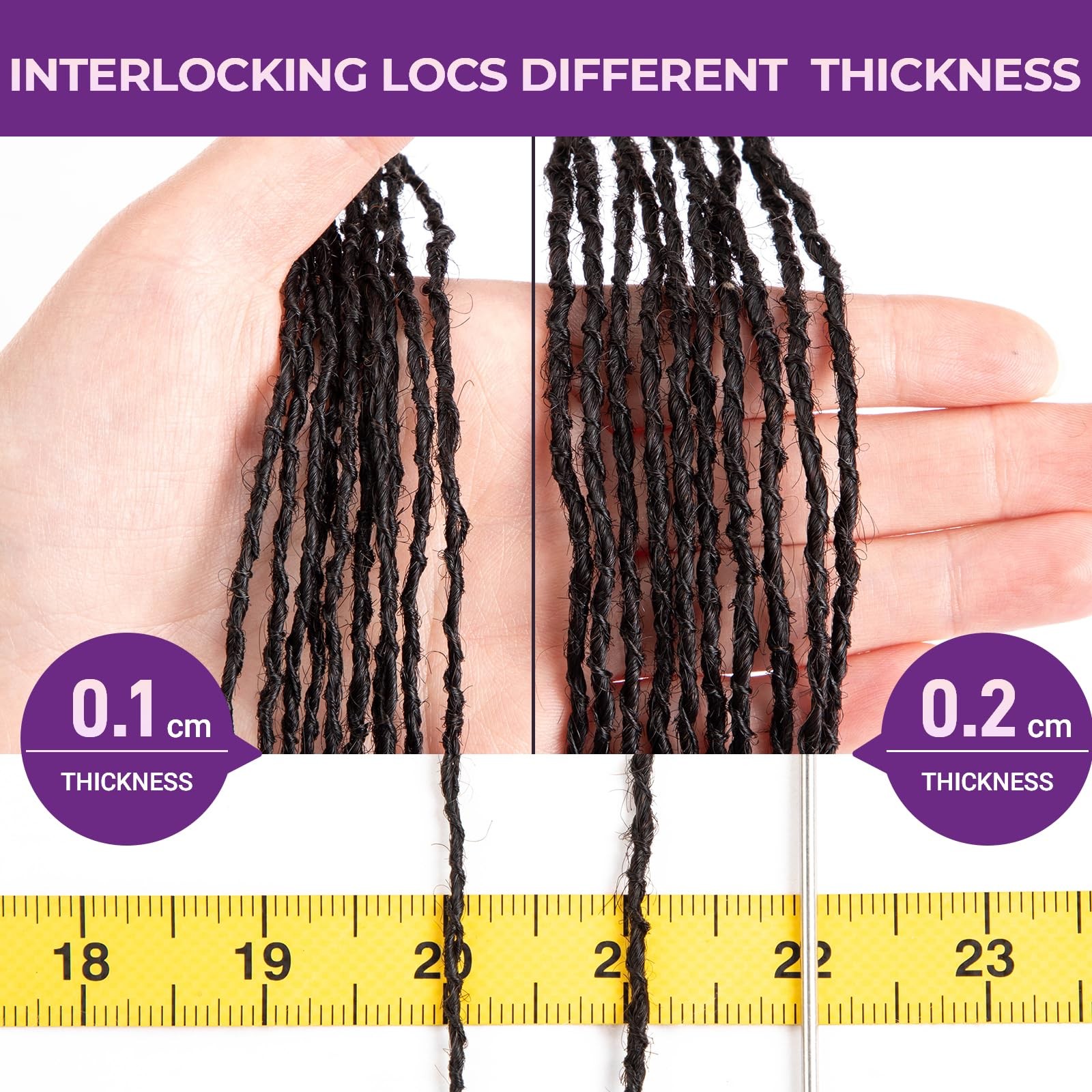 Kgrt Sister Locs Extensions Human Hair Microlocs Dreadlock Extensions100 Real