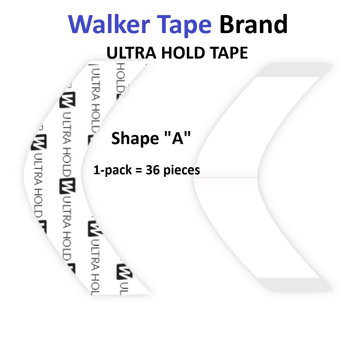 Ultra Hold Tape by Walker Tape Co Shape A 1 packs = 36 pieces