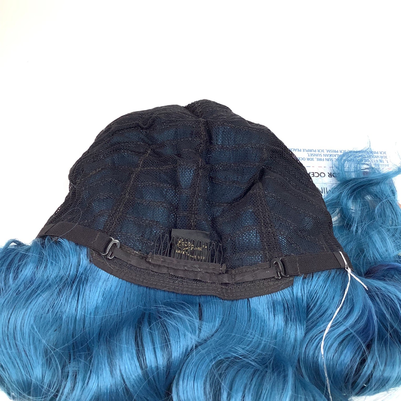 Outre Color Bomb Gemini Lace Front Wig 3DR Ocean Blue Wavy Synthetic Hair