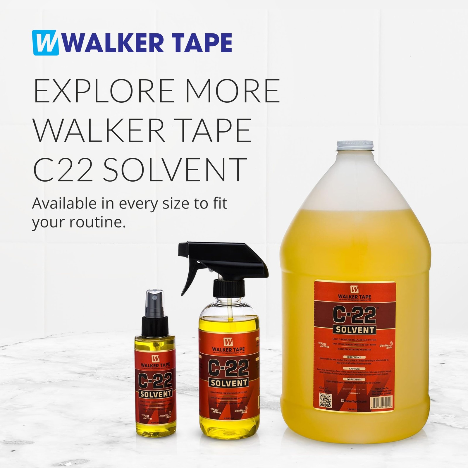 C-22 Adhesive Solvent Spray 12 oz, Fast-Acting Bond Remover for Wig Tape, Lac…